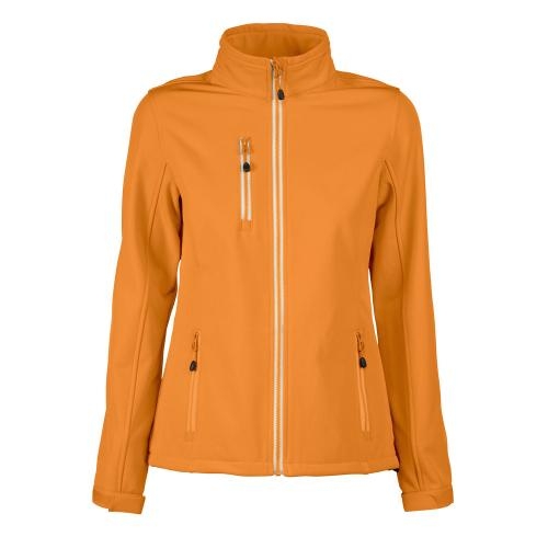 Printer Vert Lady Softshell Jacket blauw,l