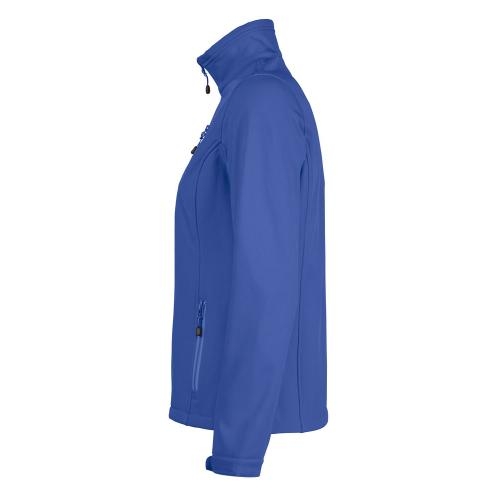 Printer Vert Lady Softshell Jacket blauw,l