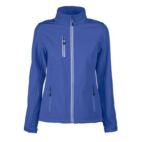 Printer Vert Lady Softshell Jacket blauw,l