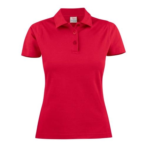 Surf Light Polo dames rood,l