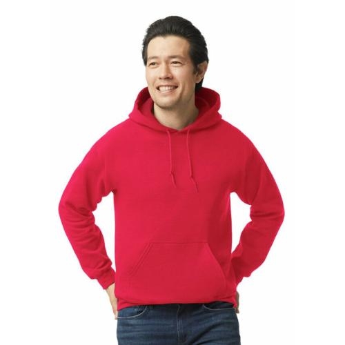Gildan hooded sweater unisex rood,l