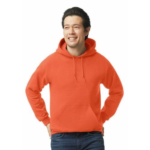 Gildan hooded sweater unisex oranje,l