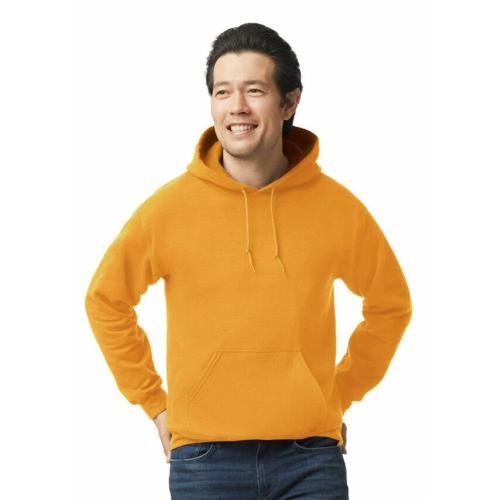 Gildan hooded sweater unisex goud,l