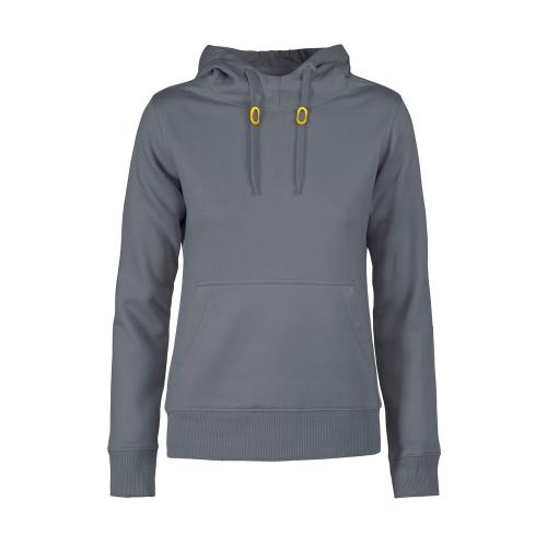 Printer Fastpitch Lady Hooded Sweater staalgrijs,l