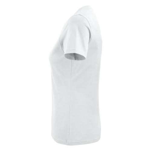Printer Heavy V Lady T-Shirt wit,l