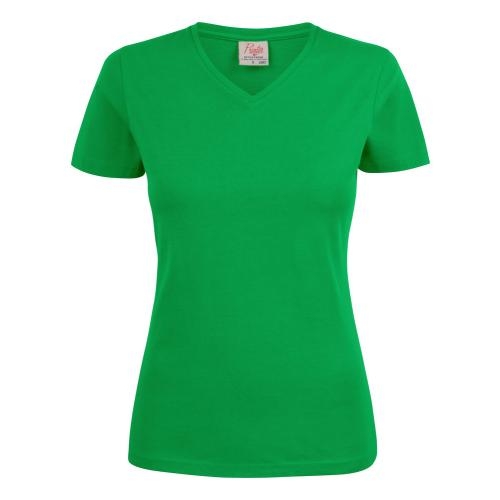 Printer Heavy V Lady T-Shirt frisgroen,l