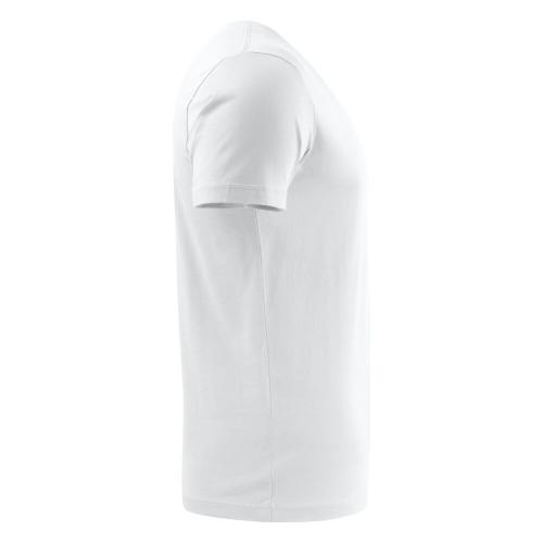 printer heavy v t-shirt wit,l