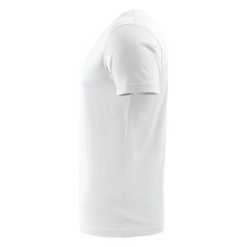 printer heavy v t-shirt wit,l