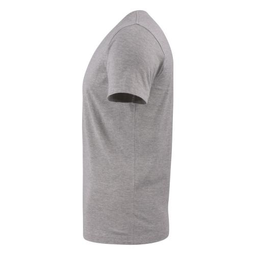 printer heavy v t-shirt wit,l