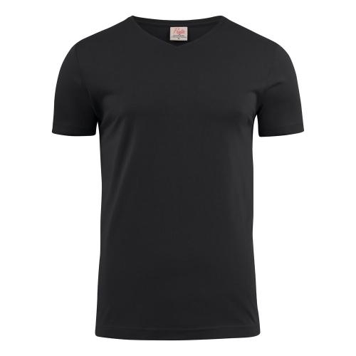 printer heavy v t-shirt zwart,l