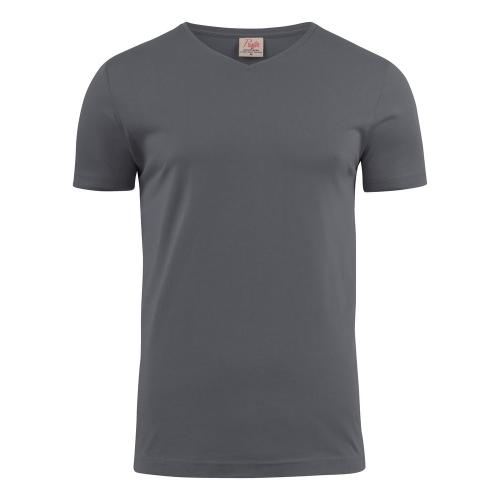 printer heavy v t-shirt staalgrijs,l