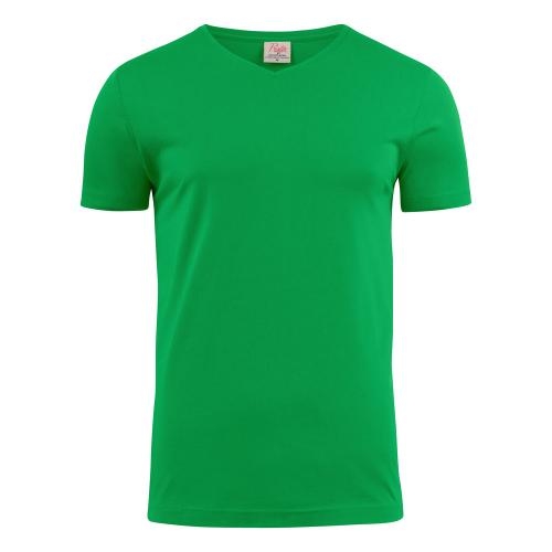 printer heavy v t-shirt frisgroen,l