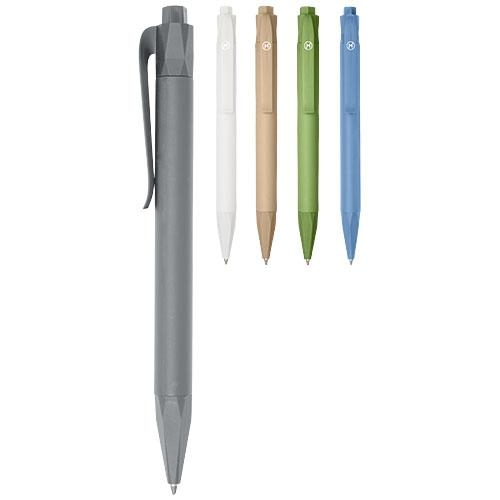 Corn plastic balpen Terra wit