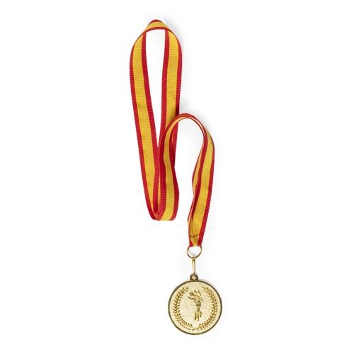 Medaille Corum rood/zilver