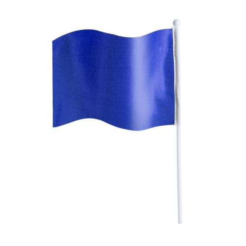 Vlag op Stok Rolof blauw