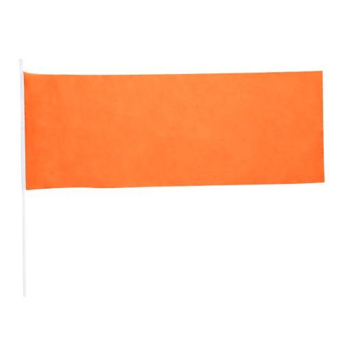 Vlag op Stok Portel rood