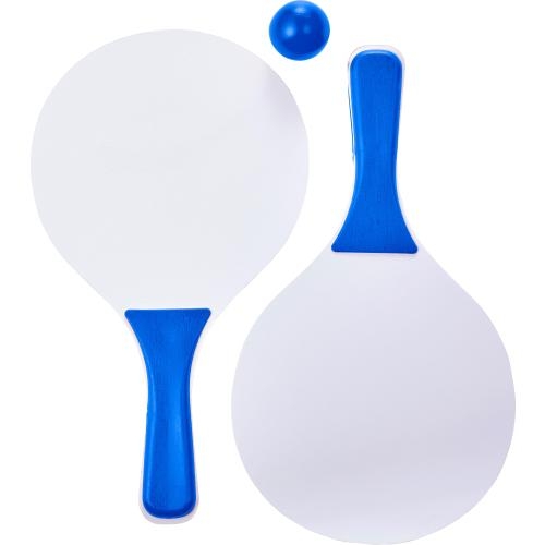 Houten beachballset blauw