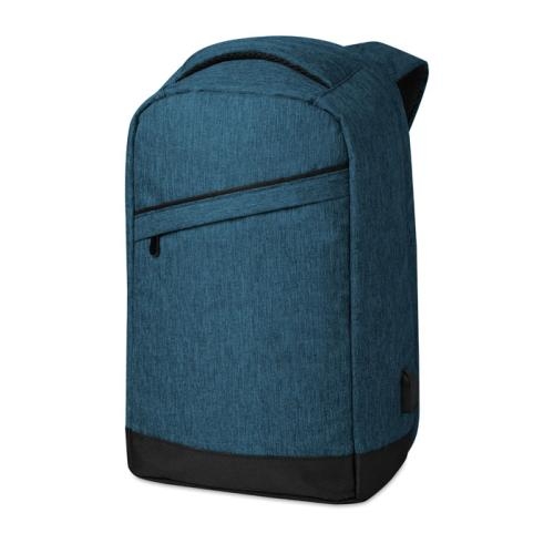 Nylon rugtas Berlin blauw