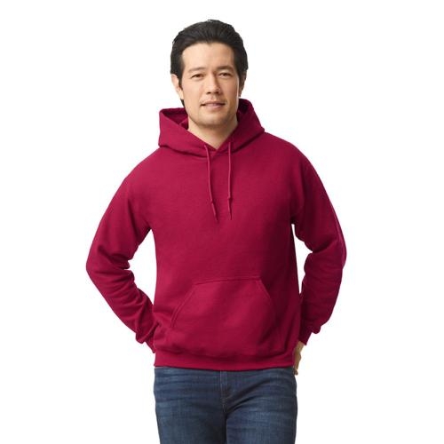 Gildan hooded sweater unisex antique cherry red,l
