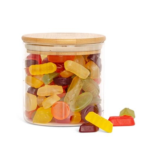 Glazen snoeppot winegums standaard