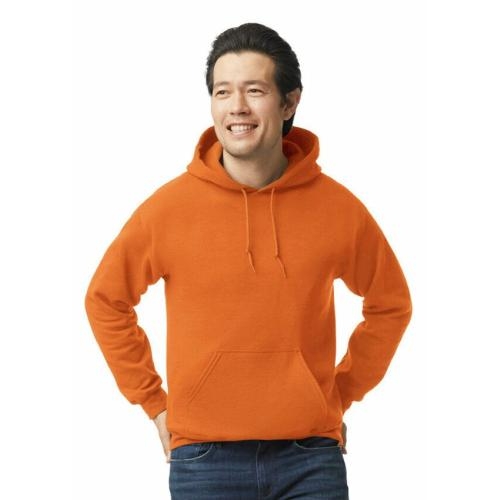 Gildan hooded sweater unisex safety orange,l