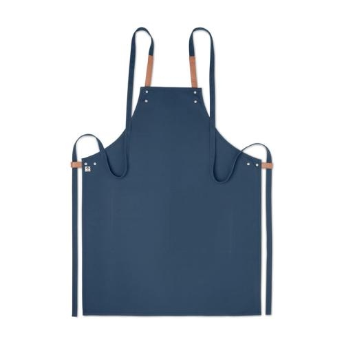 Schort organisch katoen Nagpur colour blauw