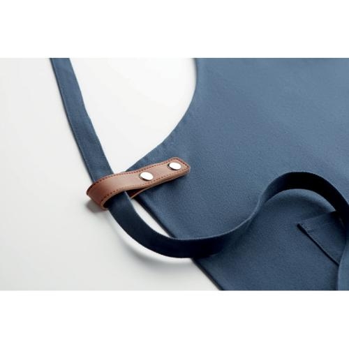 Schort organisch katoen Nagpur colour blauw