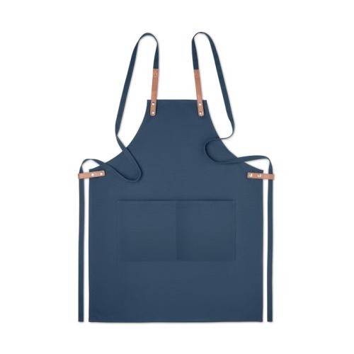 Schort organisch katoen Nagpur colour blauw