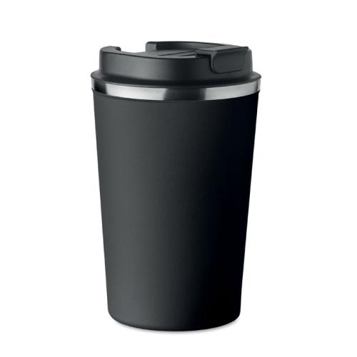 Dubbelwandige drinkbeker Brace zwart