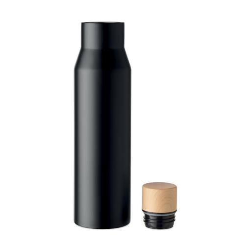 Dubbelwandige thermosfles 500ML Dudinka zwart
