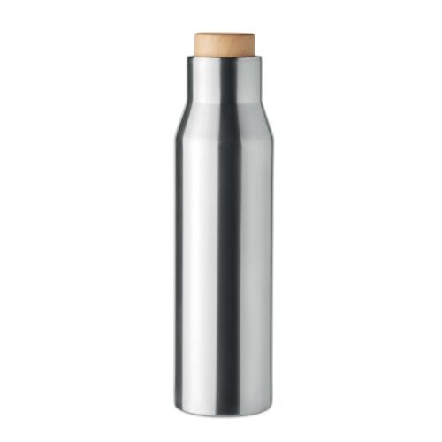 Dubbelwandige thermosfles 500ML Dudinka mat zilver
