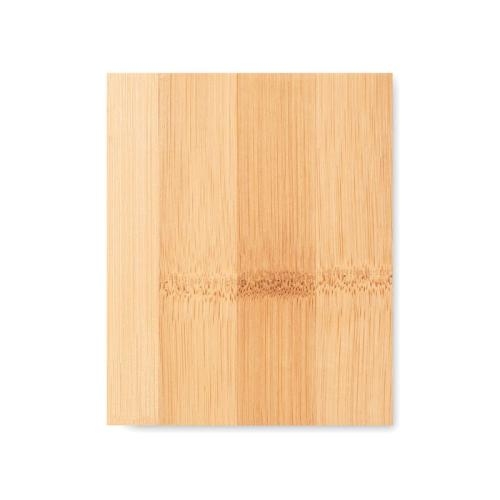 Bamboe pennenbak met LCD klok Manila hout
