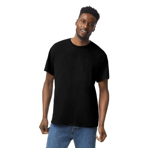 Gildan heavyweight T-shirt unisex zwart,l