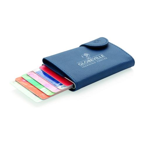 C-Secure RFID kaarthouder en portemonnee blauw