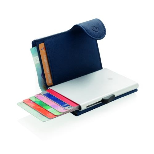 C-Secure RFID kaarthouder en portemonnee blauw