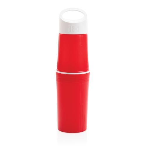 BE O Bottle, Organic Waterfles gemaakt in Europa rood