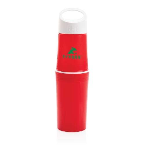 BE O Bottle, Organic Waterfles gemaakt in Europa rood