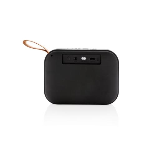 Fabric trend draadloze 3W speaker zwart