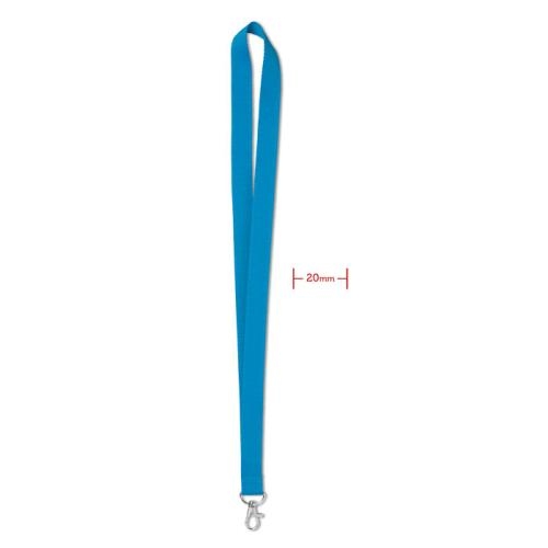 Lanyard 20 mm Simple lany turquoise