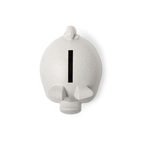 Bamboe spaarpot piggy naturel