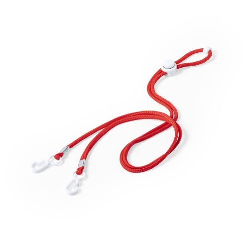 Maskerhouder Lanyard Menfix wit