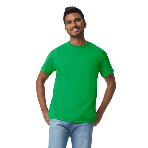 Gildan heavyweight T-shirt unisex irish green,l