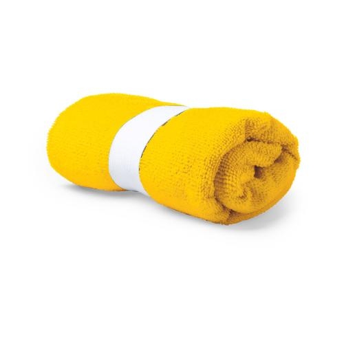 Absorberende Handdoek Kefan geel