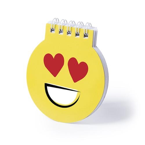 Notitieboek Emoticon hart