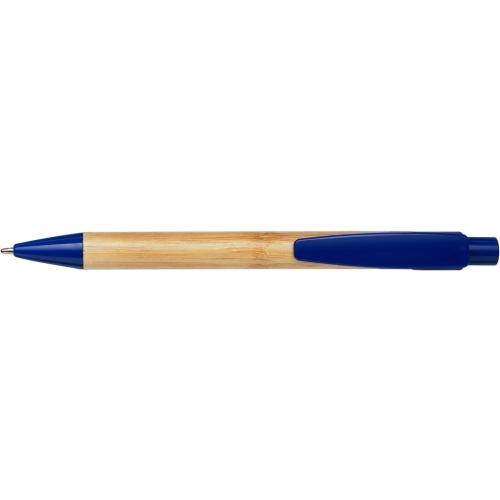 Bamboe balpen blauw