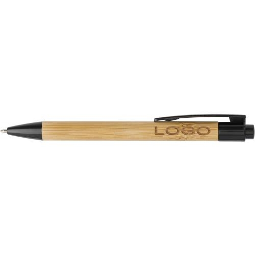 Bamboe balpen blauw