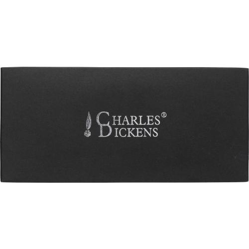 Charles Dickens schrijfset grijs