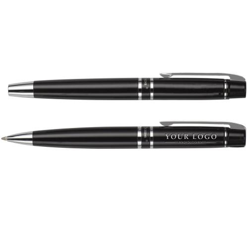 2-Delige Charles Dickens schrijfset zwart
