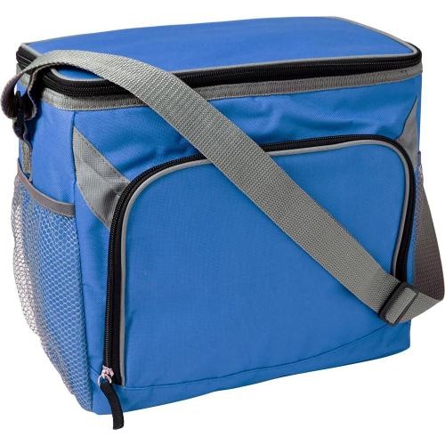 Rechthoekige polyester koeltas wit