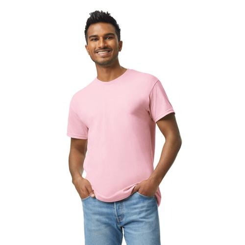 Gildan heavyweight T-shirt unisex lichtroze,l